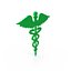 Símbolo médico verde