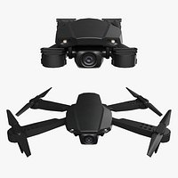 Low Poly Drone avec HD E99
