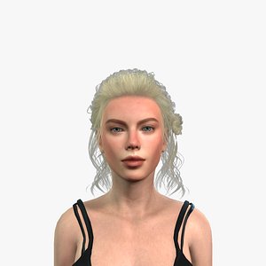 3D High Quality Female Character Model