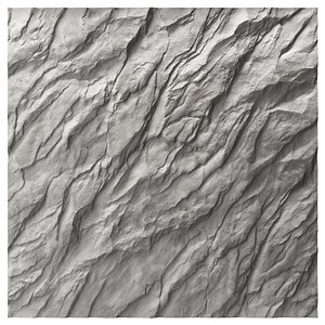 Stone Wall Rock Cliff 05 model