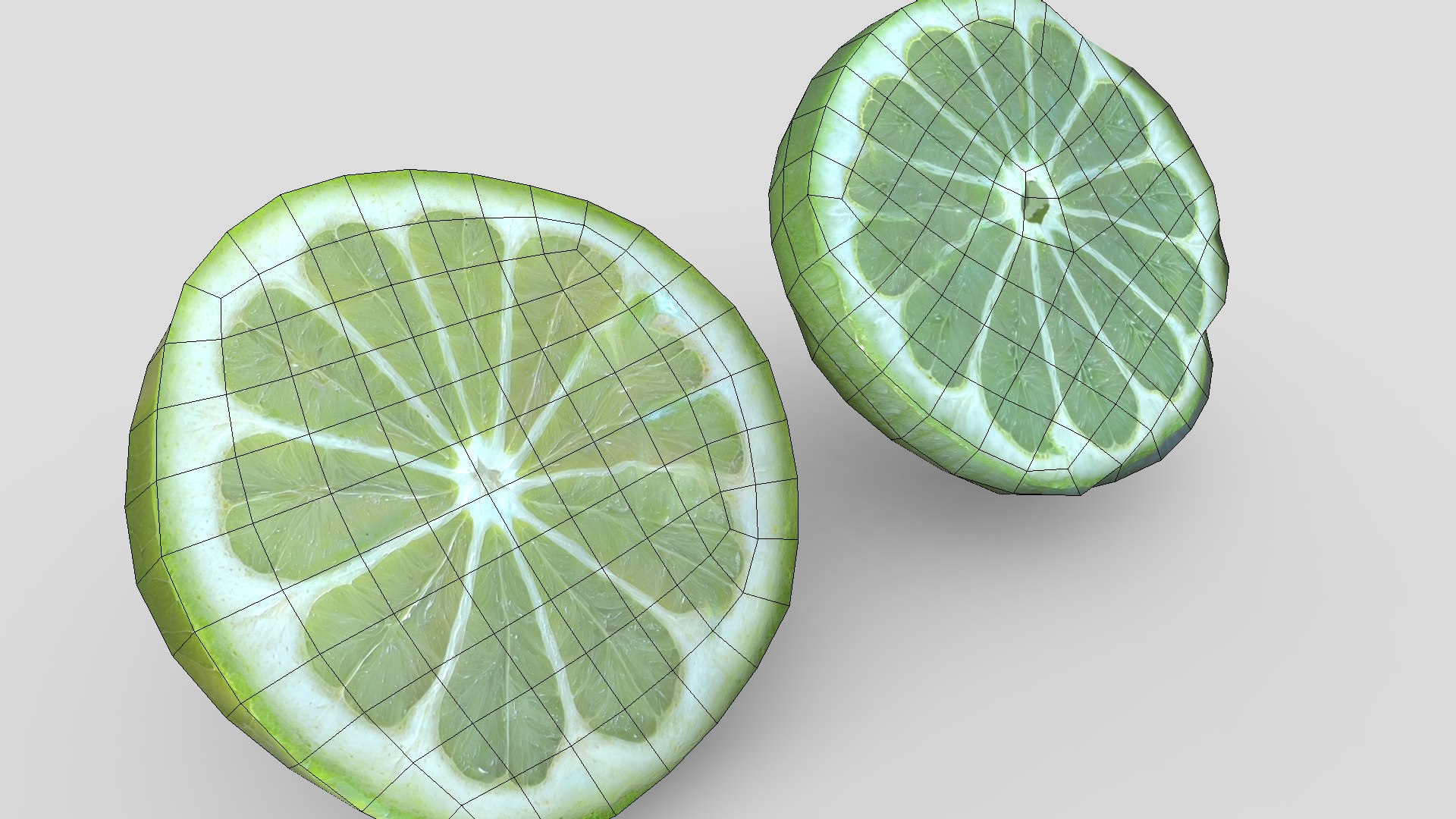 Slice Of Lime Model - TurboSquid 2255381