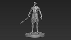 3D Dark Warrior - 3D Print model