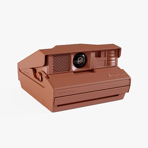 3D model classic polaroid camera
