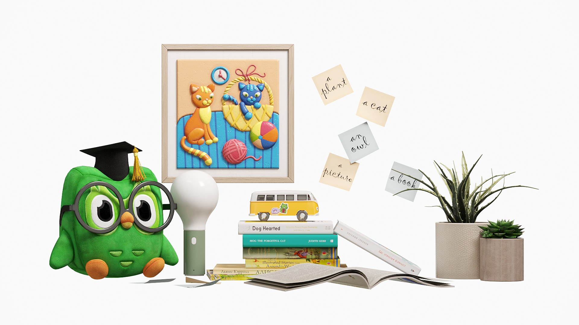 3D Decor Set English Lesson - TurboSquid 2135985