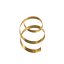 Gold Curly Ribbon