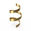 Gold Curly Ribbon
