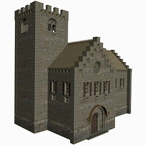 medieval house games 3D model