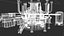 3D-Modell eines Kernreaktors (Low-Poly-Format)