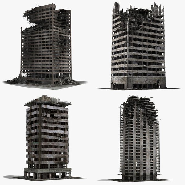 Destroyed Building 3D Models for Download | TurboSquid