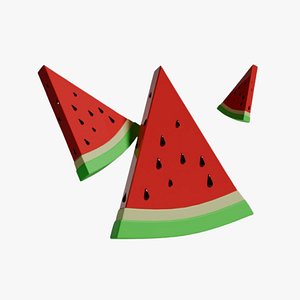 Watermelon 3D model
