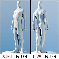 HERO - XSI and LW rigged  virtual stunt