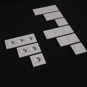 wall outlet switches 3ds