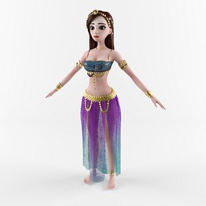 3D arabian dancer