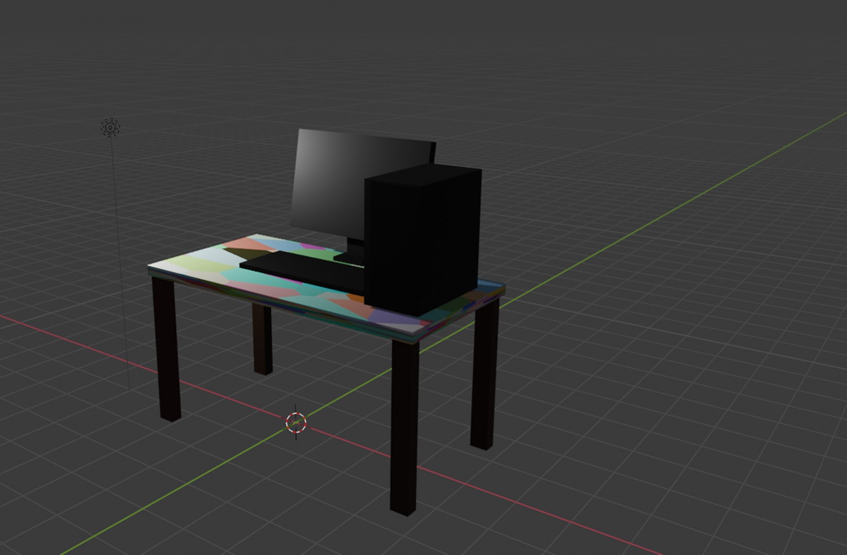 Computer Desk 3D Model - TurboSquid 2358694