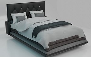 Modern bed For interior