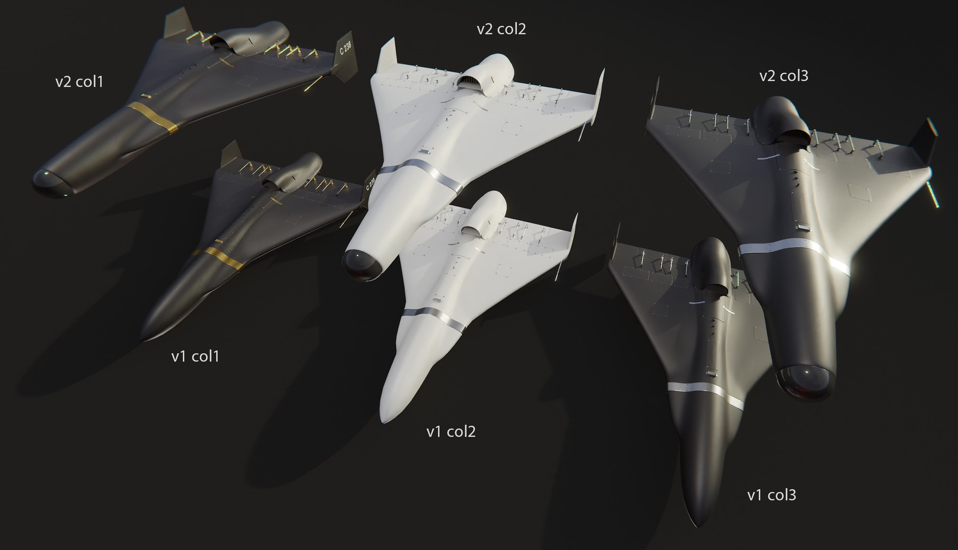 HESA Shahed 238 Jet x2 Bundle model https://p.turbosquid.com/ts-thumb/l8/XbxEsA/2t/pr001/jpg/1708114652/1920x1080/fit_q87/731d189bbd045de7b6428aa704fd9c03e217207e/pr001.jpg