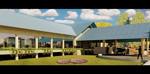 3d model restaurant architecture