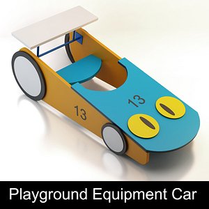 car playground child 3d model