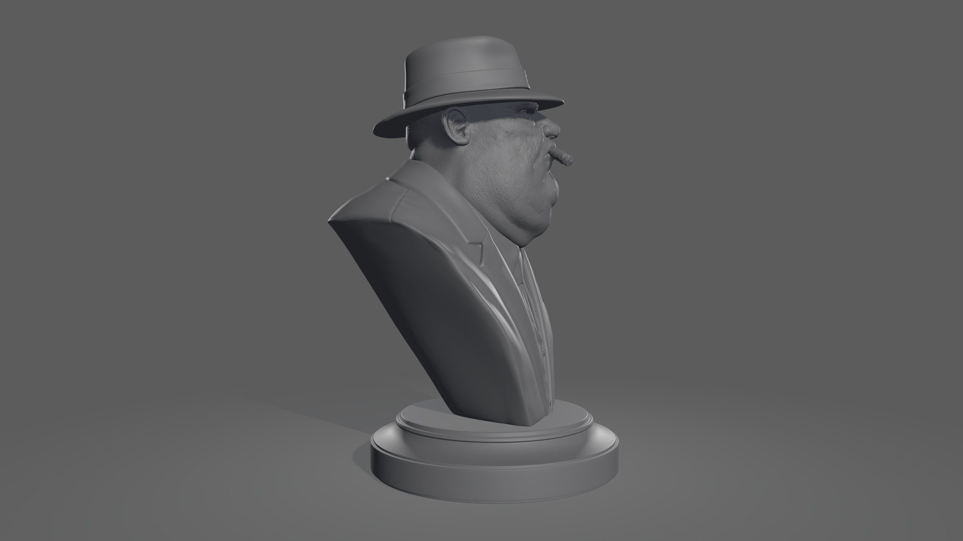 Mafia Boss Bust Variations 3D - TurboSquid 1564664