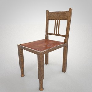 3d chair harrow model