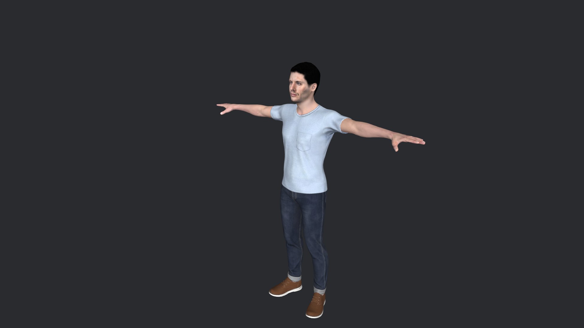 Dean Winchester Hyper Realistic Full Body Fully Rigged 3D Character 3D ...
