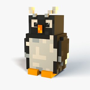 Minecraft Penguin 3D model