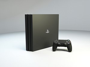 sony playstation 4 3D model