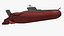 3D model Akula-941 Typhoon