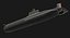 3D model Akula-941 Typhoon