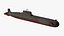 3D model Akula-941 Typhoon