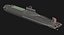 3D model Akula-941 Typhoon