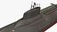 3D model Akula-941 Typhoon
