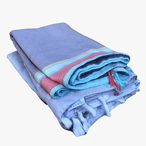 3D retopology pile towels
