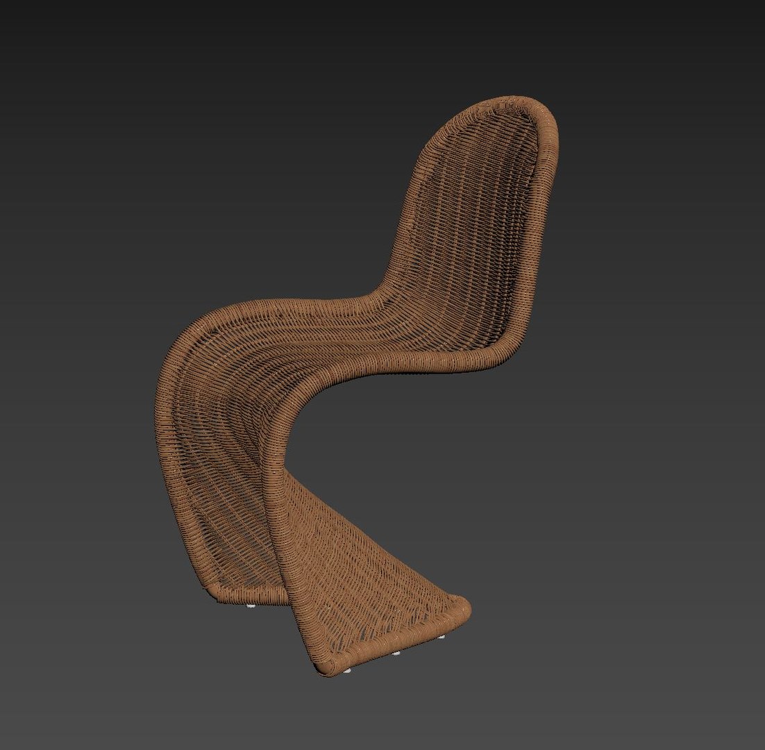 3D Model Rattan Chair - TurboSquid 2023503
