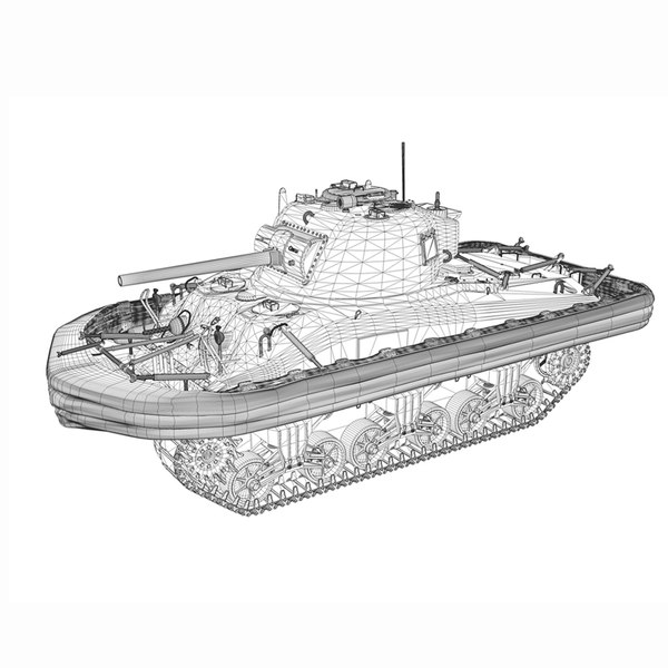 M4 Sherman Mk Iii 3d Model