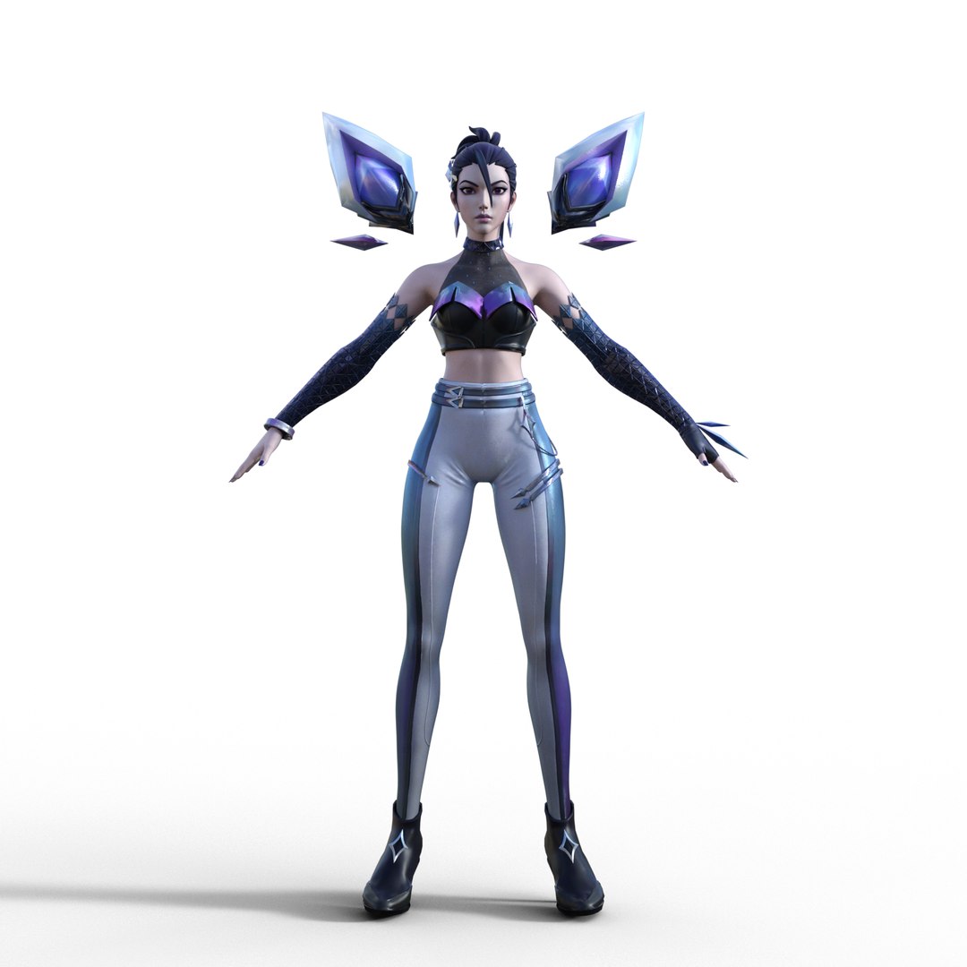 KDA ALL OUT KaiSa RIGGED model - TurboSquid 2059716