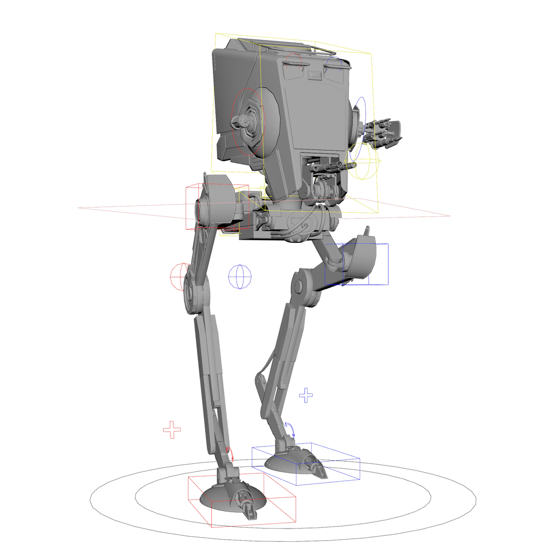 Star Wars AT-ST walker 3D model