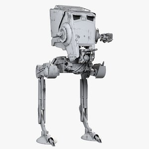 Rigged Atst Walker Star Wars