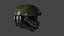 masterchief helmet low-poly vr 3D model