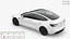 3D Tesla Model 3 2024 White Rigged model