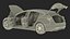 3D Tesla Model 3 2024 White Rigged model