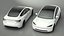 3D Tesla Model 3 2024 White Rigged model