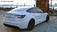 3D Tesla Model 3 2024 White Rigged model