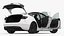 3D Tesla Model 3 2024 White Rigged model
