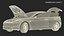 3D Tesla Model 3 2024 White Rigged model