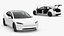 3D Tesla Model 3 2024 White Rigged model