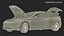 3D Tesla Model 3 2024 White Rigged model