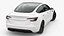 3D Tesla Model 3 2024 White Rigged model