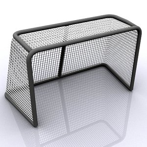 3d model hockey goal cage