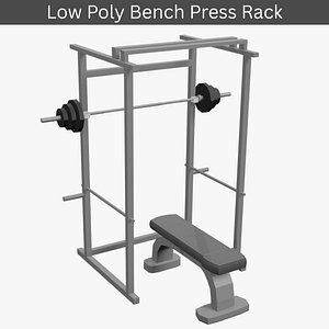 3D Bench Press model